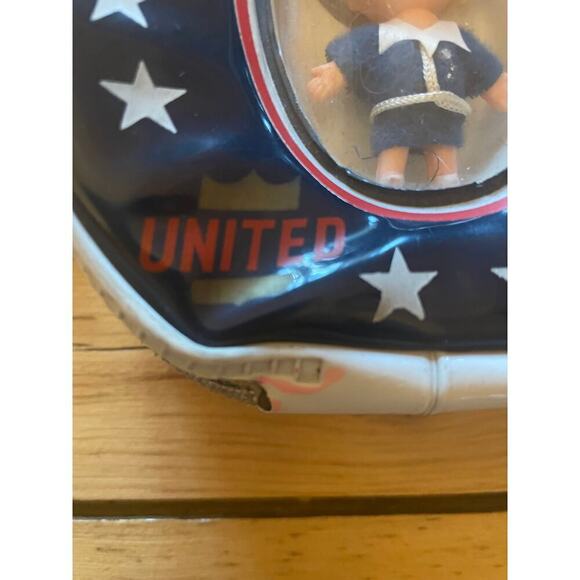 VTG Liddle Kiddie Klone Doll TWA PanAm Eastern United Blue Dress.Still in bubble - Picture 3 of 6